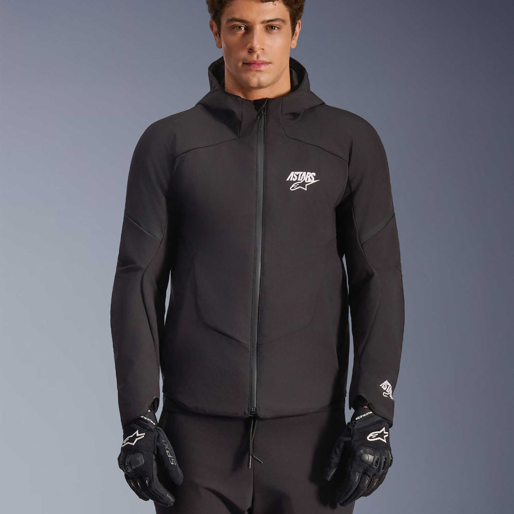 Alpinestars AeroShell WP Motorcycle Sports Urban Softshell Jacket (Black/Black)