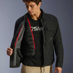 Alpinestars BRYON WR Overshirt Motorcycle Urban Textile Jacket (Black)