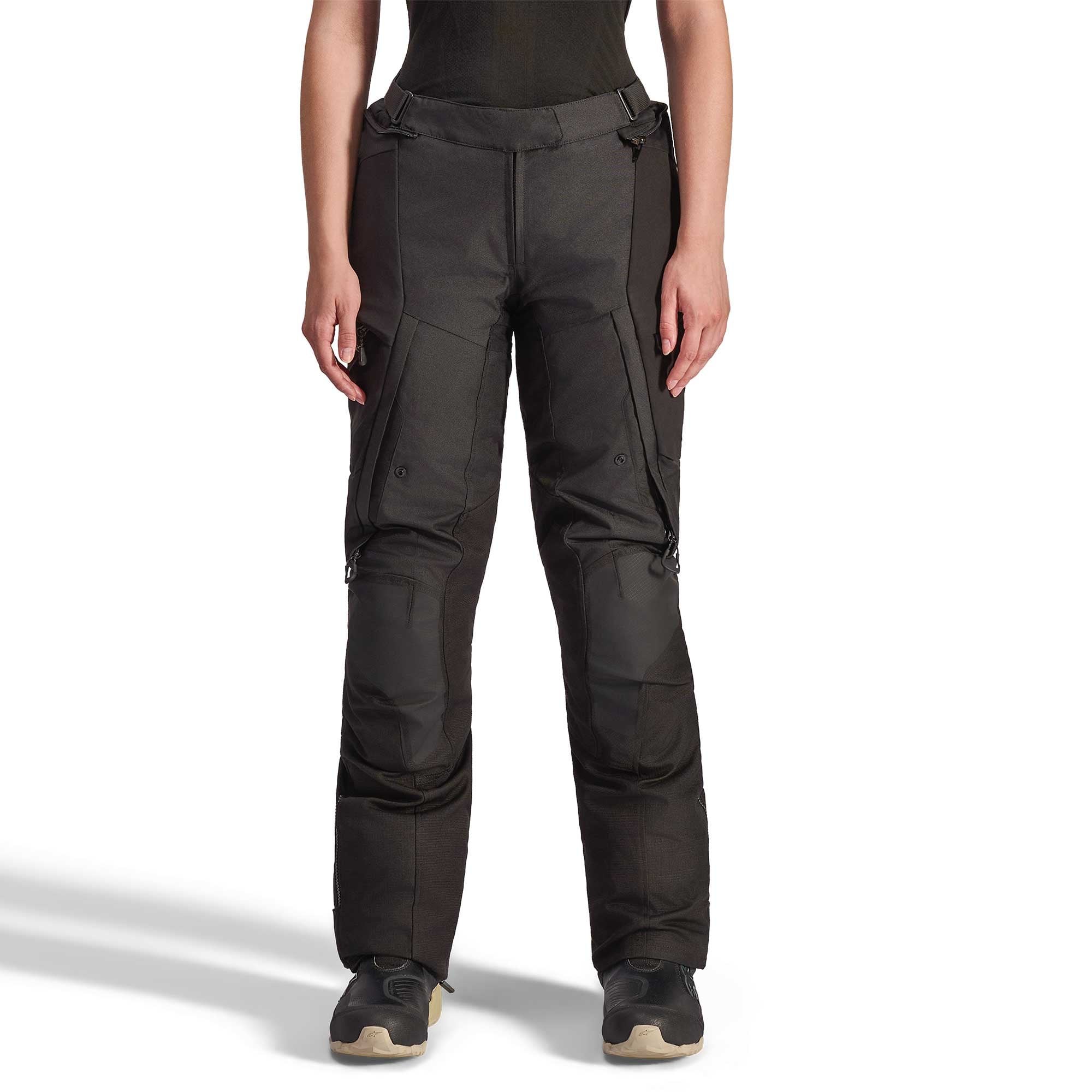 Alpinestars Women's Andes Drystar V4 Motorcycle Textile Pant (Black)