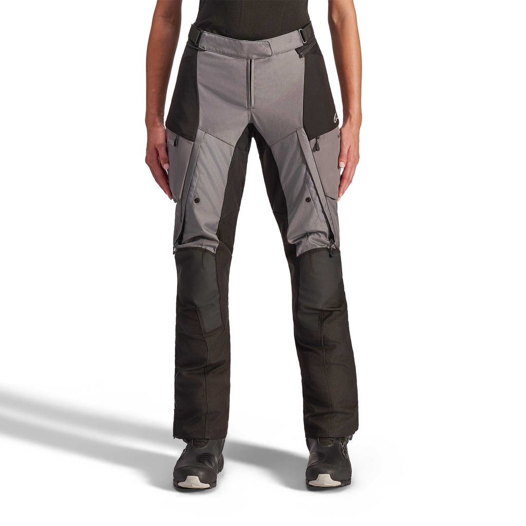 Alpinestars Women's Andes Drystar V4 Motorcycle Textile Pant (Black/Dark Grey)