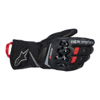 Alpinestars SP-R PRO Motorcycle Short Sports Leather Gloves (Black/Yellow Fluo)