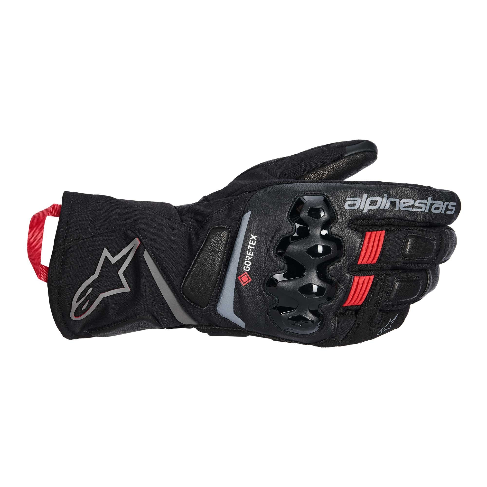 Alpinestars SP-R PRO Motorcycle Short Sports Leather Gloves (Black/Yellow Fluo)