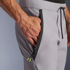 Alpinestars AeroShell Motorcycle Sports Urban Softshell Jogger (Mid Grey/Yellow Fluo)
