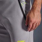 Alpinestars AeroShell Motorcycle Sports Urban Softshell Jogger (Mid Grey/Yellow Fluo)