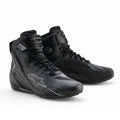 Alpinestars Faster-4 DRYSTAR WP Motorcycle Riding Shoes (Black/Cool Grey)