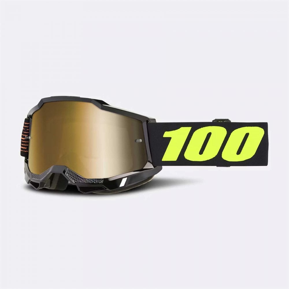 100% MX | MTB Goggles - Accuri-2 (FAIRBANKS) True Gold Iridium Lens