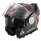 LS2 Motorcycle Touring Flip Over Helmet - FF901 Advant X - C Future (Red)