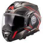 LS2 Motorcycle Touring Flip Over Helmet - FF901 Advant X - C Future (Red)