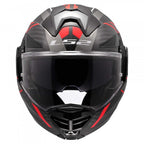 LS2 Motorcycle Touring Flip Over Helmet - FF901 Advant X - C Future (Red)