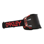 Oakley Airbrake Goggles (Red Eddie) Dark Grey Lens
