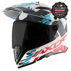 Axor (2026) Helmet - X-Cross Adventure - Gloss White/Red
