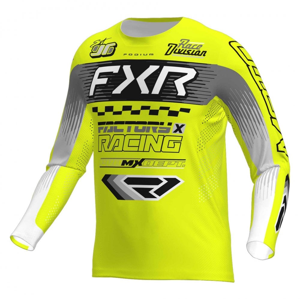 FXR (MX26) Jersey - PODIUM Gladiator (Hi Vis/Black/Grey)