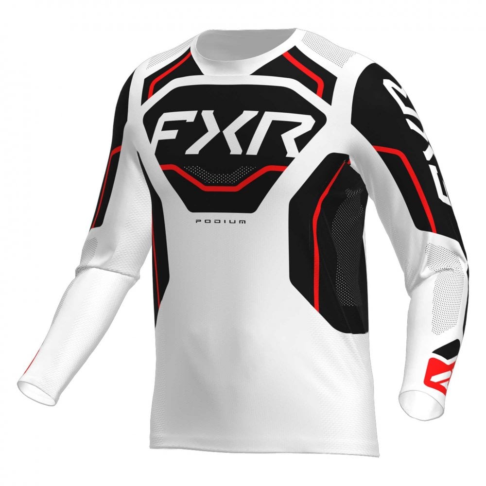 FXR (MX26) Jersey - PODIUM Relay (White/Black/Red)