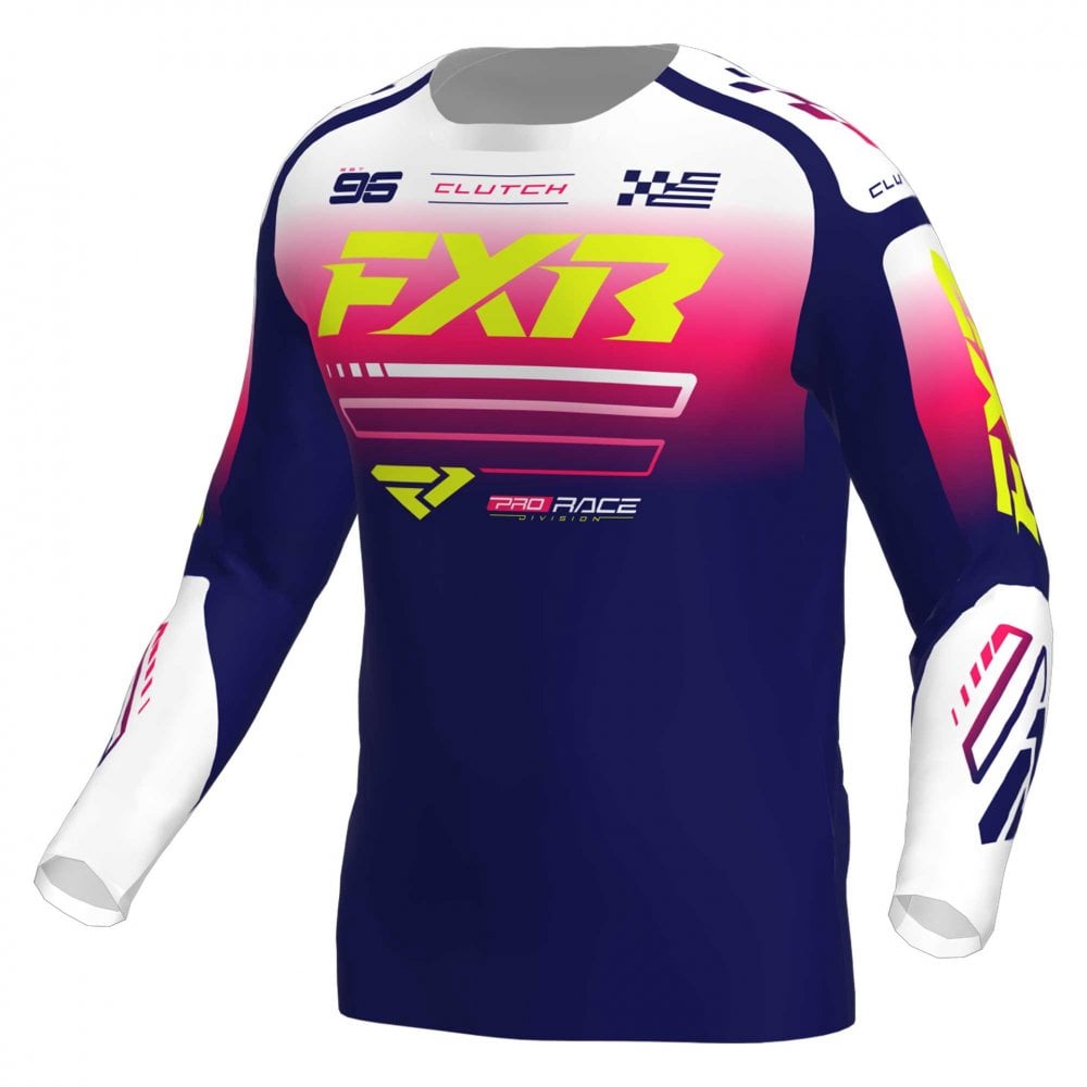 FXR (MX26) Jersey - CLUTCH (Navy/Razz/White)