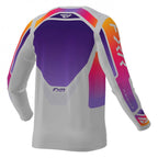 FXR (MX26) MX Jersey & Pant Kit Deal - PODIUM Relay (Grey/Purple/Tangerine)