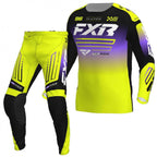 FXR (MX26) MX Jersey & Pant Kit Deal - CLUTCH (Hi Vis/Black/Purple)