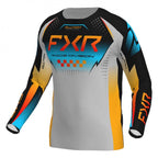 FXR (MX26) Youth Jersey - CLUTCH (Grey/Sky/Orange)