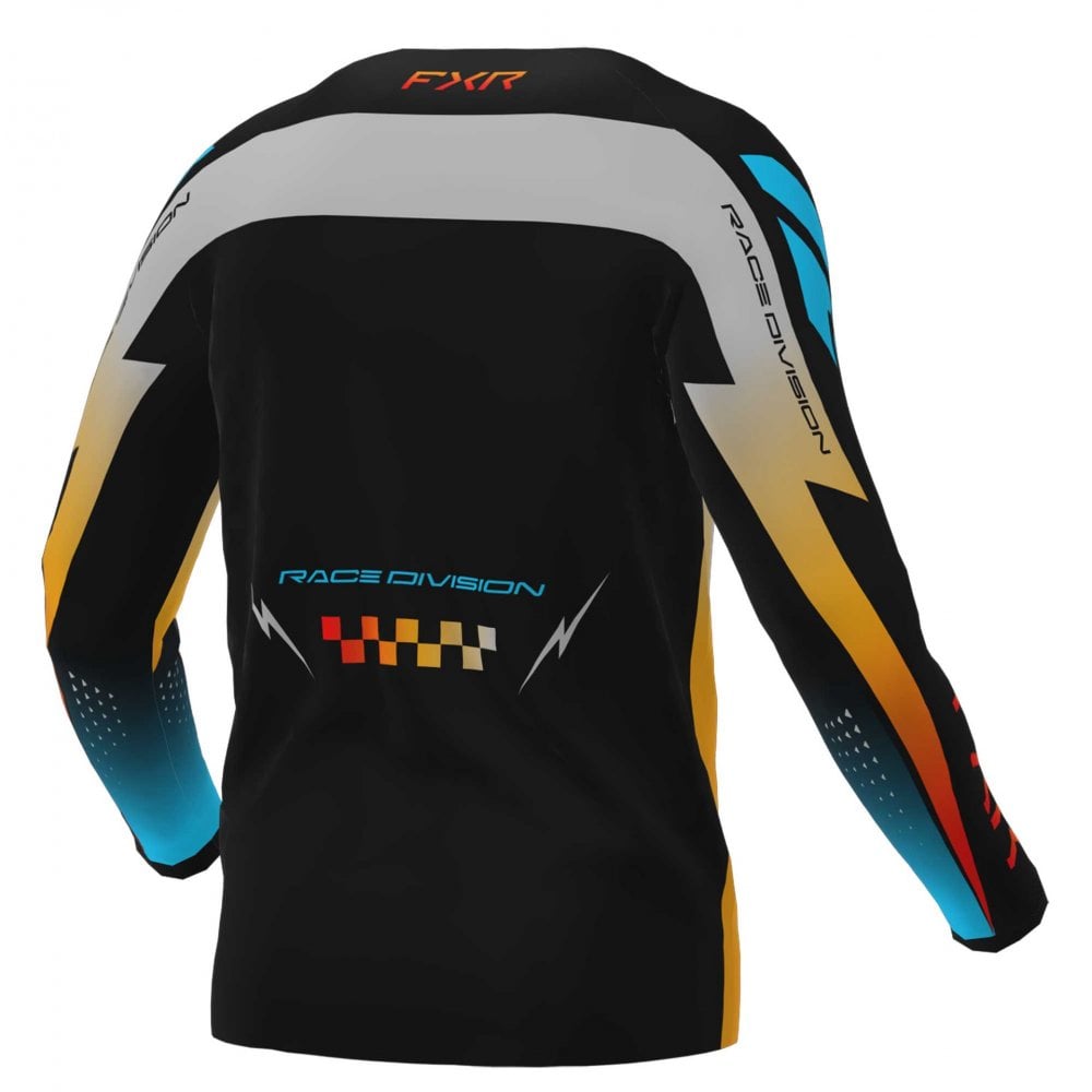 FXR (MX26) Youth MX Jersey & Pant Kit Deal - CLUTCH (Grey/Sky/Orange)