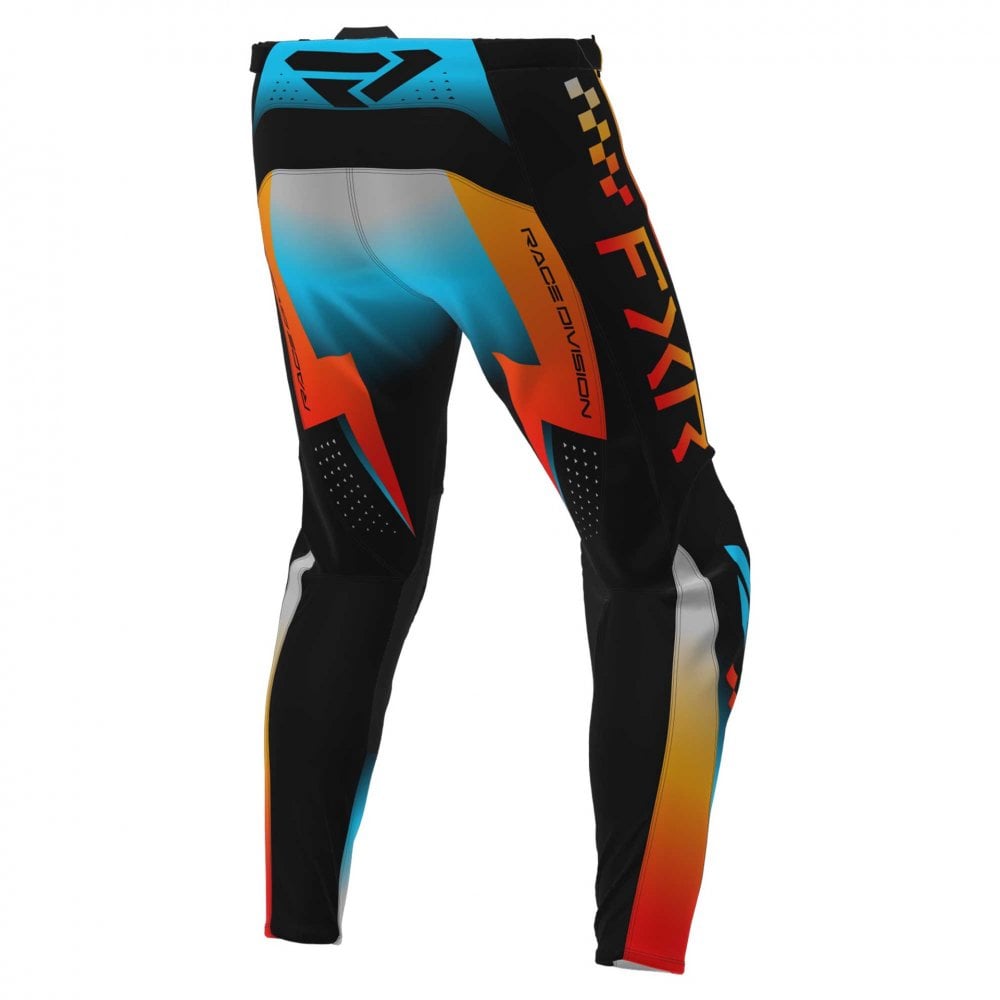 FXR (MX26) Youth MX Jersey & Pant Kit Deal - CLUTCH (Grey/Sky/Orange)