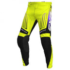 FXR (MX26) Kids MX Jersey & Pant Kit Deal - CLUTCH (Hi Vis/Black/Purple)