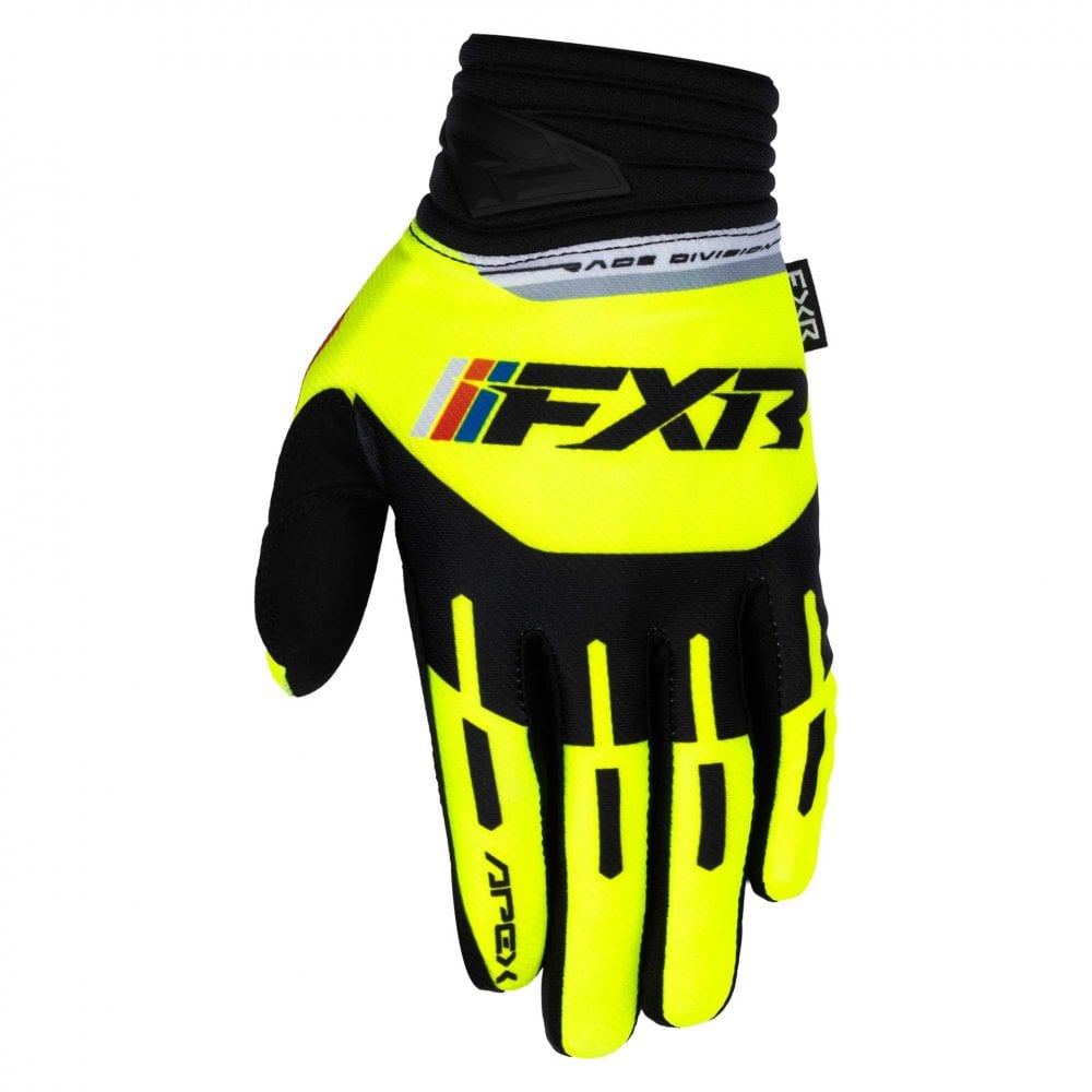 FXR (MX26) Gloves - APEX (Hi Vis Yellow/Black)