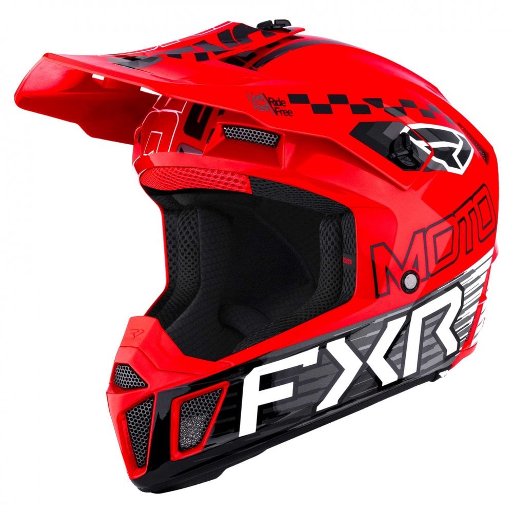 FXR (MX26) Youth Helmet - Clutch (Red)