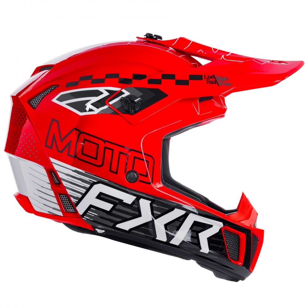 FXR (MX26) Youth Helmet - Clutch (Red)