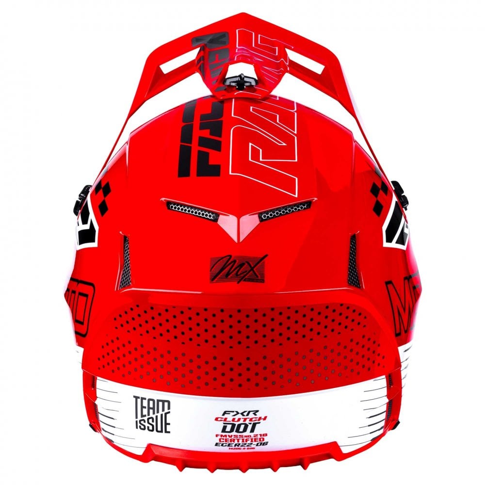 FXR (MX26) Youth Helmet - Clutch (Red)