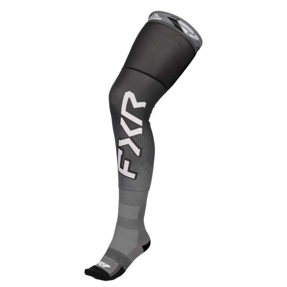 FXR (MX26) Socks - KNEE BRACE (Black/White)