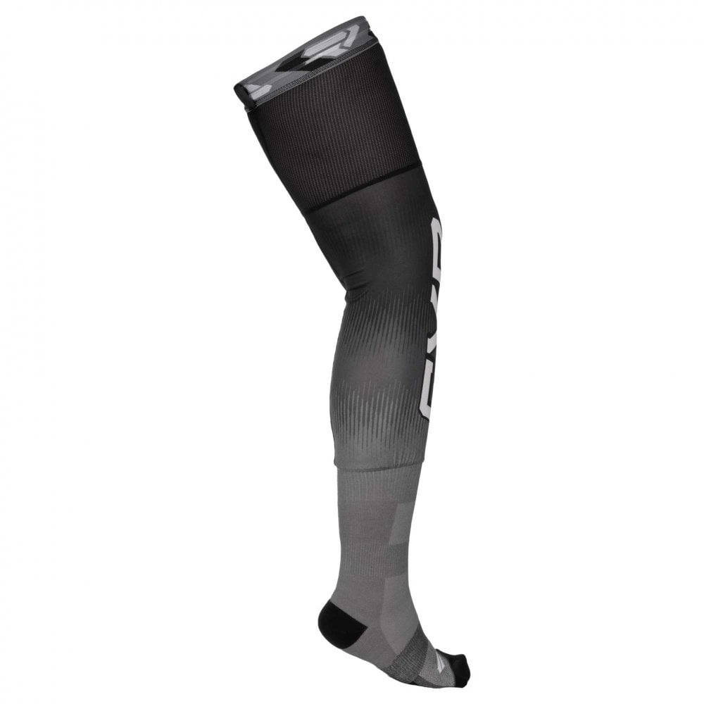 FXR (MX26) Socks - KNEE BRACE (Black/White)