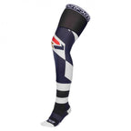 FXR (MX26) Socks - KNEE BRACE (Midnight/White)