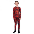 FXR (MX26) Youth Base Layers - Atmosphere 2 Piece (Red Hex)