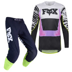 FOX (Limited Edition) Jersey & Pant Kit Deal - FLEXAIR - PHANTOM (Black/White/Purple)