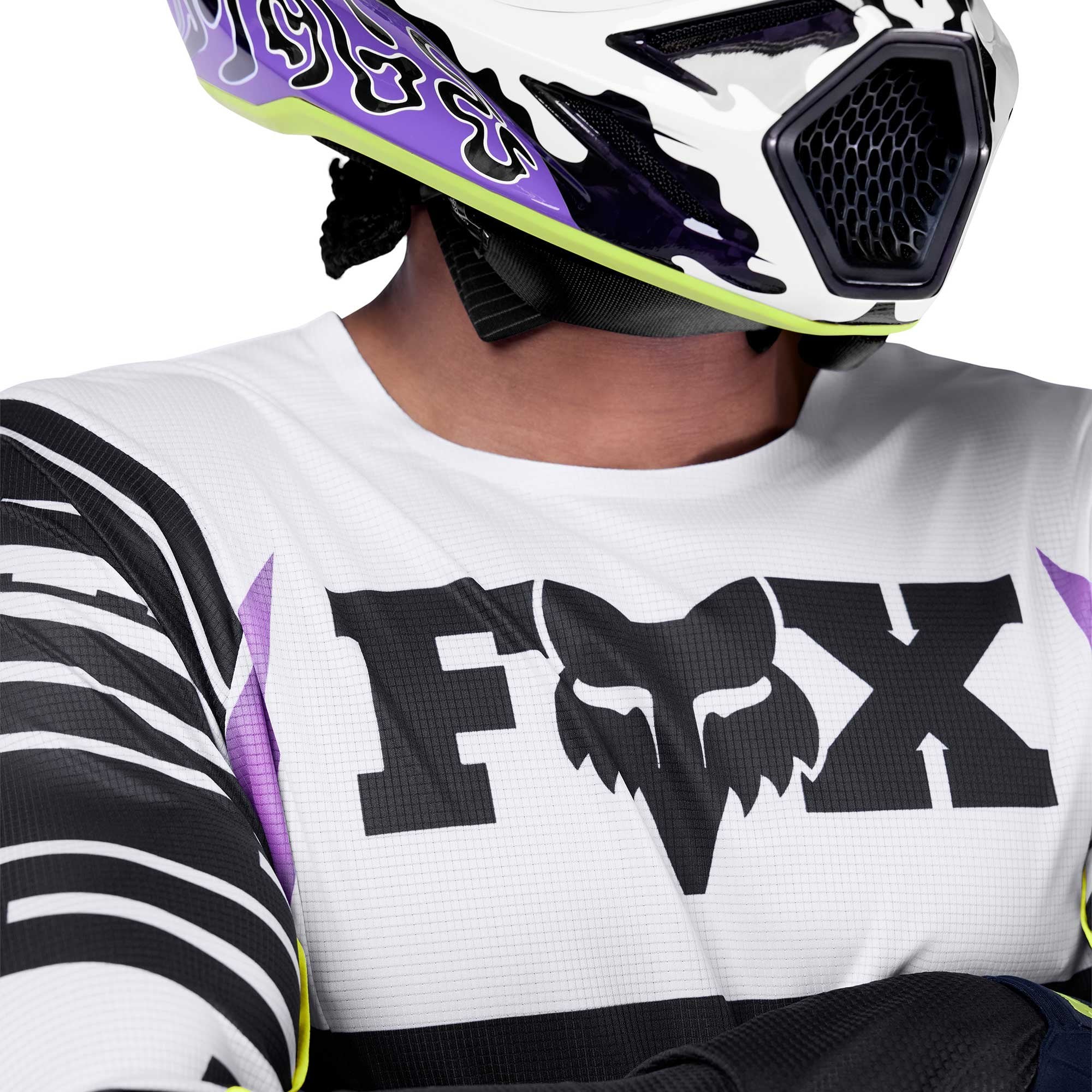 FOX (Limited Edition) MX | SX Jersey - FlexAir PHANTOM (Black/White/Purple)