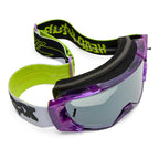 FOX Racing MX | MTB Goggles - VUE PHANTOM Limited Edition (Purple/Yellow/White) Vivid Mirror Chrome Lens