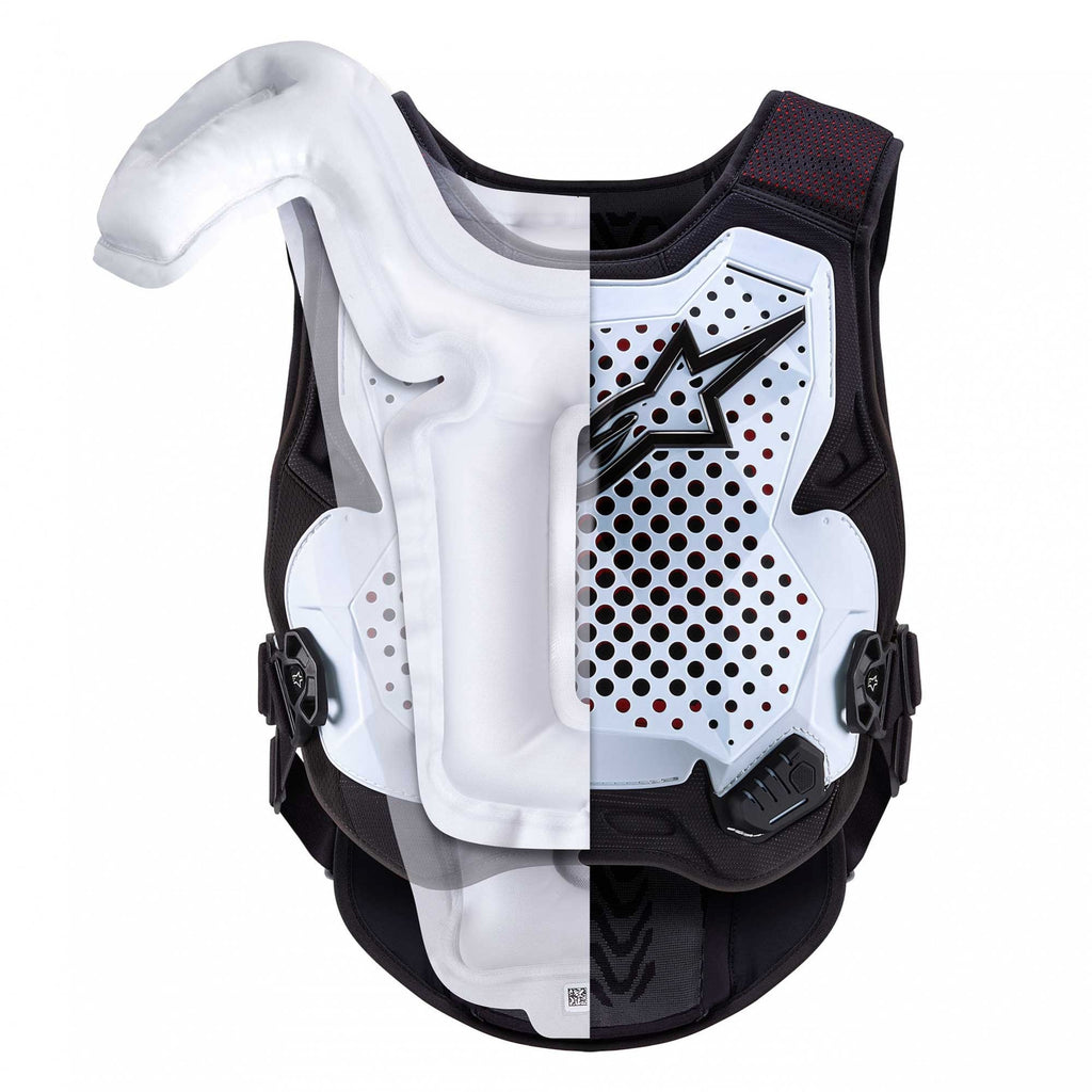 Alpinestars (Air Bag) System - Tech-Air MX Chest & Back Armour (White)