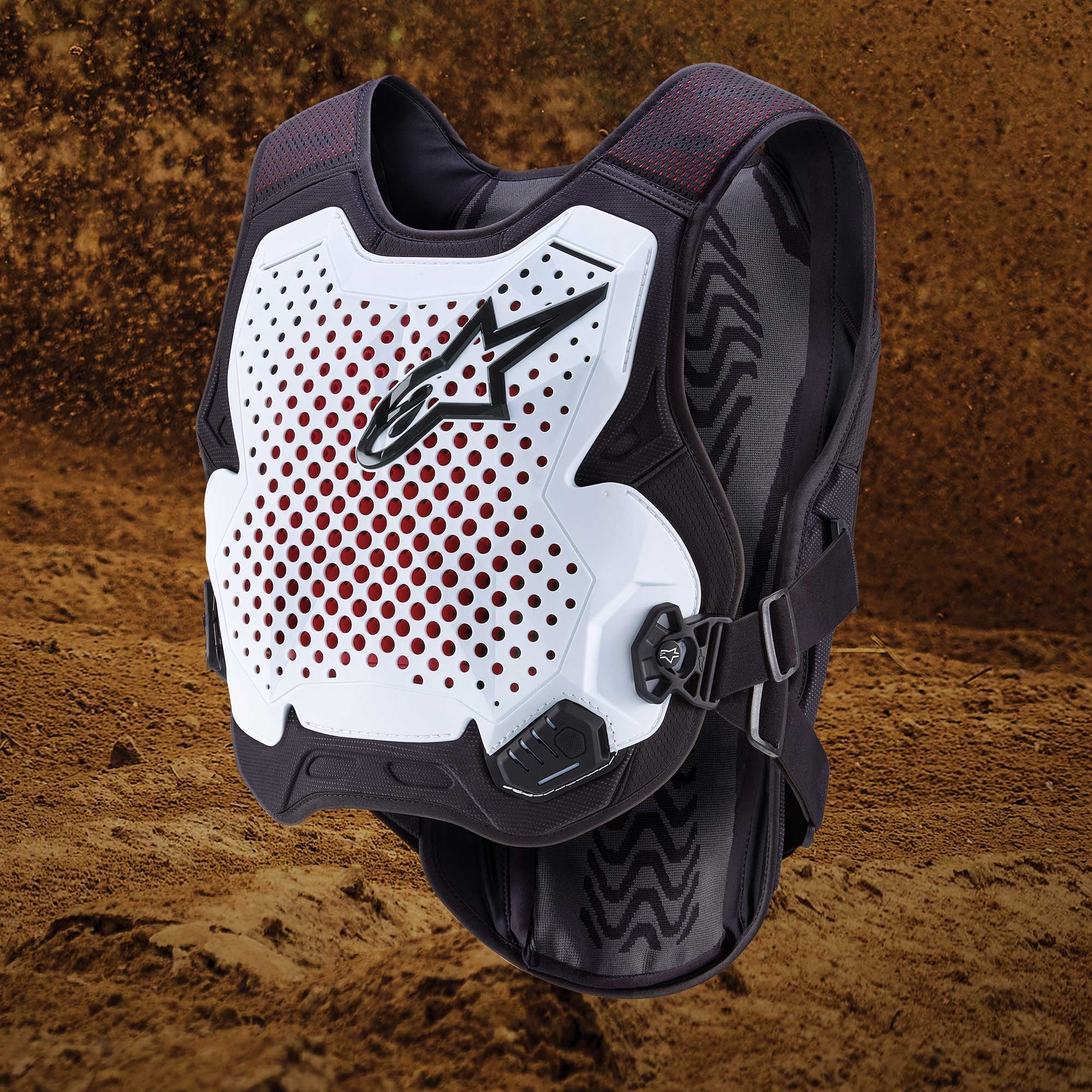 Alpinestars (Air Bag) System - Tech-Air MX Chest & Back Armour (White)