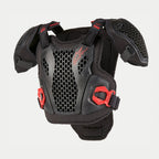 Alpinestars Youth Motocross Chest Armour - Bionic Action (Black/Red)