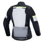 Alpinestars Andes AIR Drystar Motorcycle Adventure Vented Textile Jacket (Ice Grey/Dark Grey/Black)