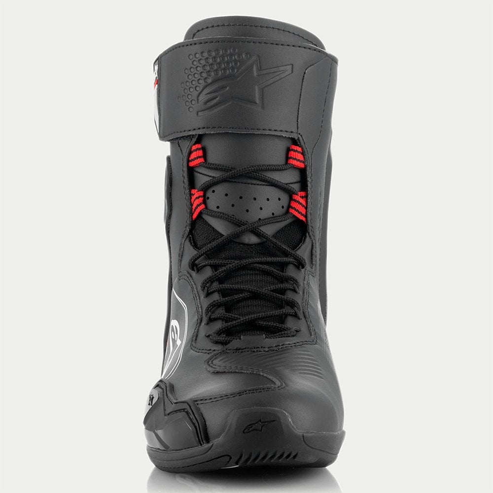 Alpinestars SuperFaster Motorcycle Riding Shoes (Black/Grey/Bright Red)