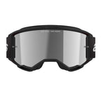 Alpinestars Vision 3 WORDMARK MX Goggles (Black) Mirror Silver Lens