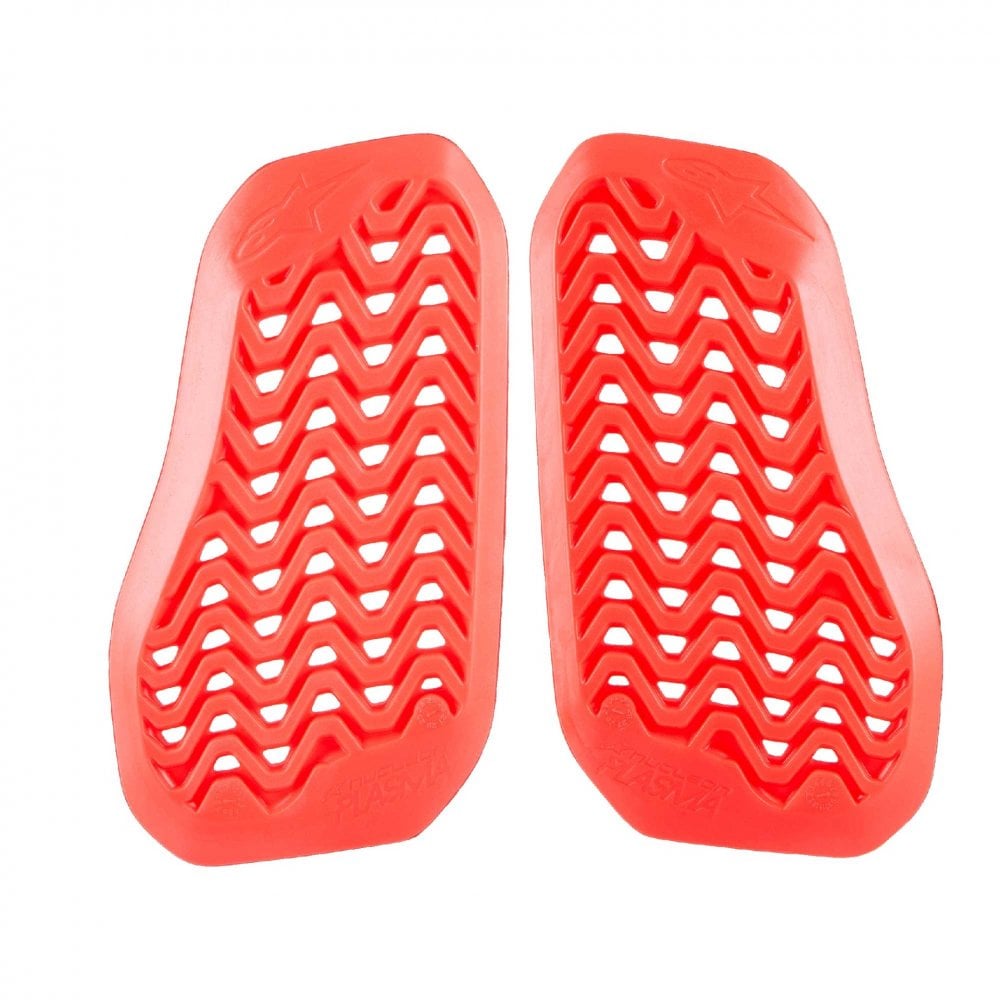 Alpinestars (Armour) Chest - Plasma Chest Divided 2pc Protector Inserts CE1 (Red/Black)