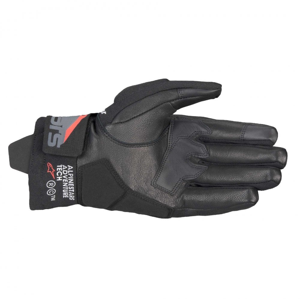 Alpinestars Corozal V3 Drystar WP Motorcycle Short Gloves (Black/Deep Gray/Red Fluo)