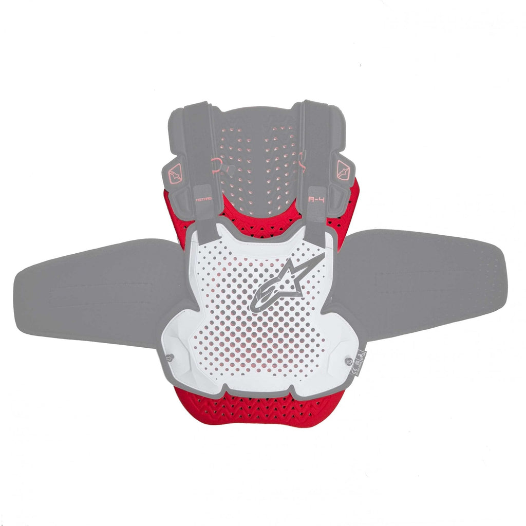 Alpinestars (Spares) Armour - Nucleon A-4 Plasma Roost Coverage Extension Kit (Red)