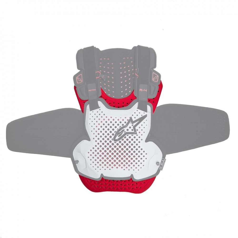 Alpinestars (Spares) Armour - Nucleon A-4 Plasma Roost Coverage Extension Kit (Red)