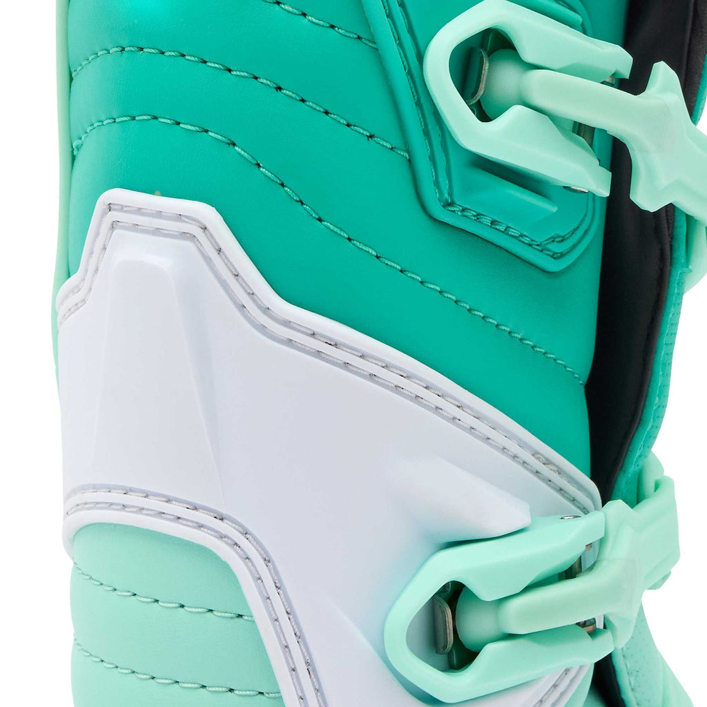 FOX Racing Women's MX Boots - COMP (Aqua/Green/White/Orange)