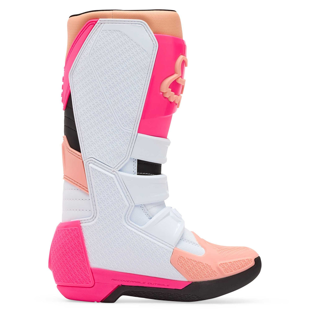 FOX Racing Women's MX Boots - COMP (Pink/Coral/Black/White)