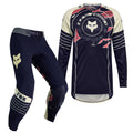 FOX Racing MX Jersey & Pant Kit Deal - FlexAir INNING (Black/Off White/Red)
