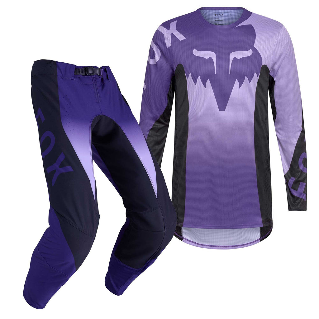 FOX Racing MX Jersey & Pant Kit Deal - FlexAir SPIRE (Lilac/Purple/Black)