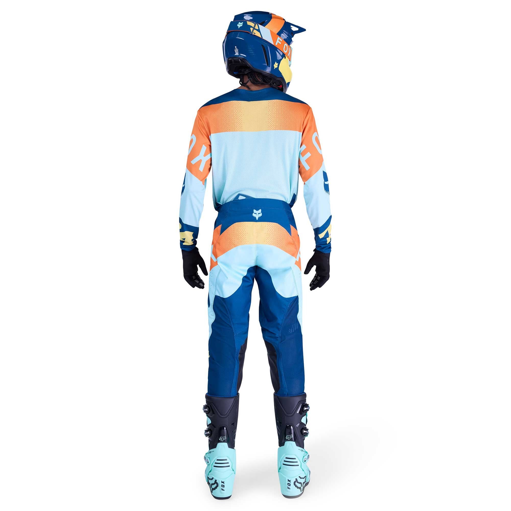 FOX Racing MX Jersey & Pant Kit Deal - 360 TINE (Twilight/Teal/Orange)
